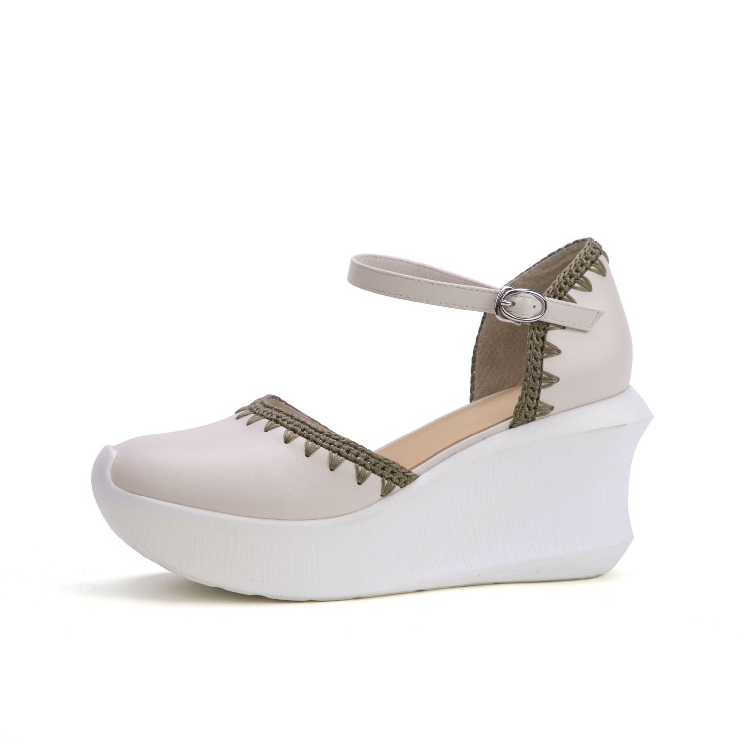 Genuine Leather Mules for Women - Flat Casual Shoes | 25x936-19