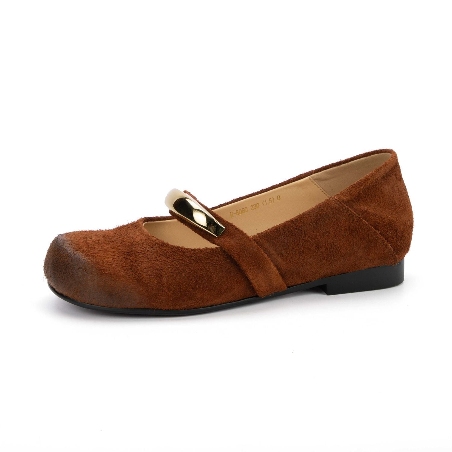 Classic Genuine Leather Slip-On Shoes for Women | 25xy8060-1