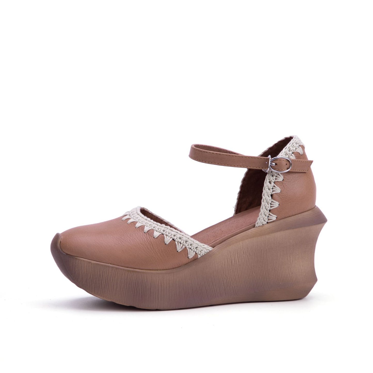Genuine Leather Mules for Women - Flat Casual Shoes | 25x936-19