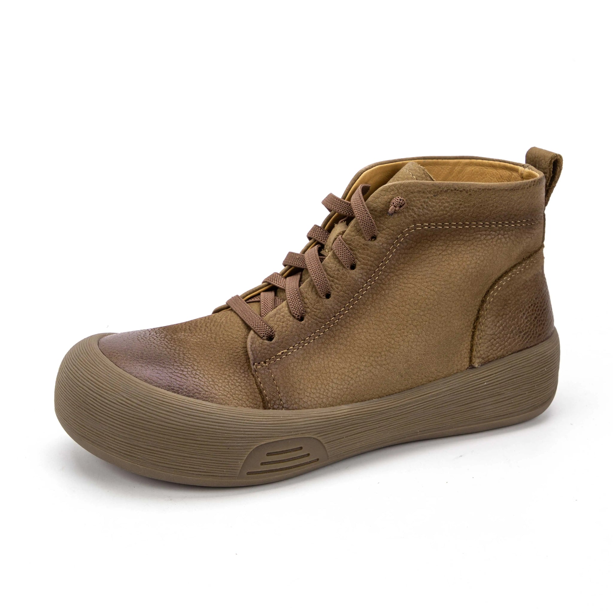Chunky Genuine Leather Ankle Boots for Women | 25dlfa15-32