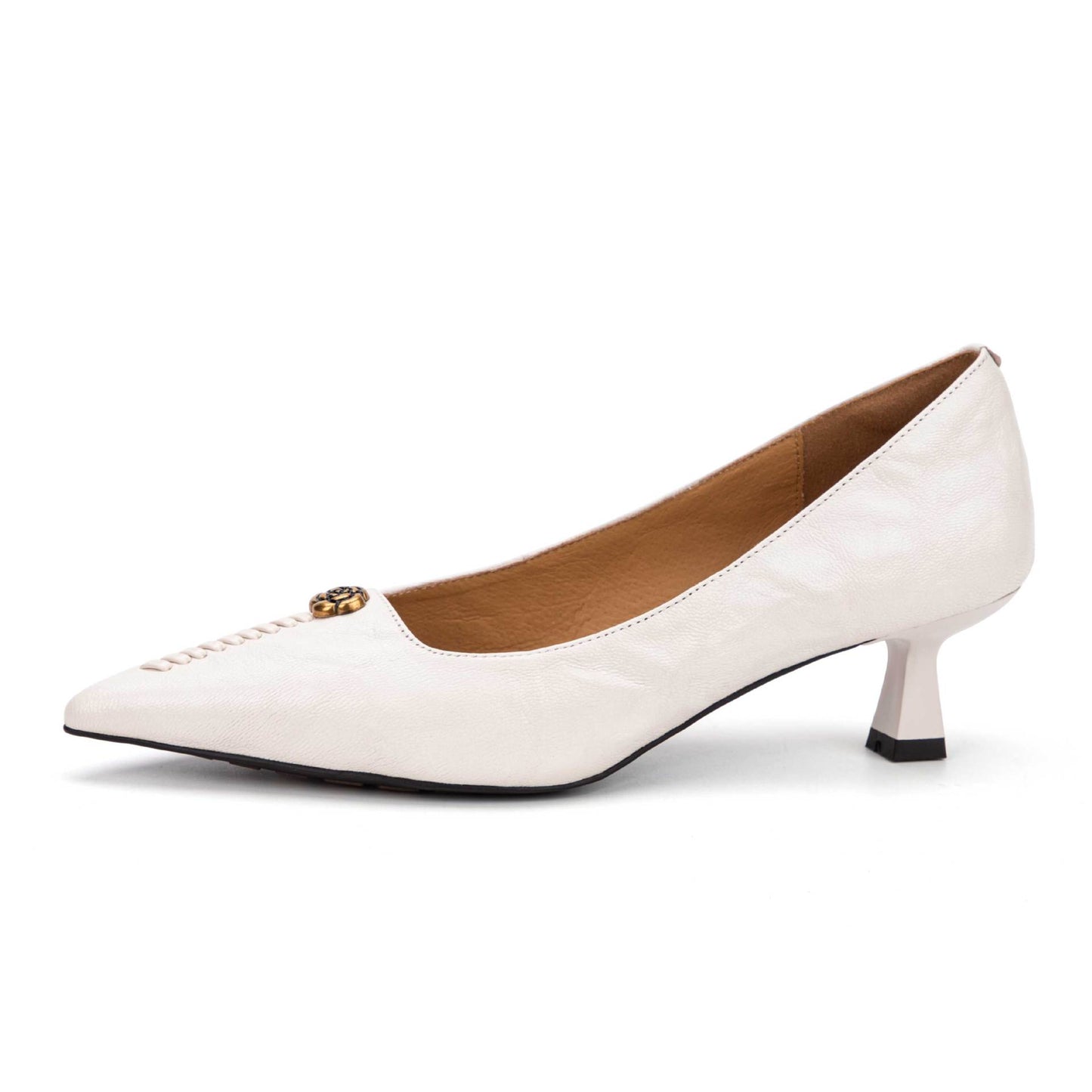 Classic Genuine Leather Slip-On Shoes for Women | 25xy8089