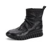Edgy Genuine Leather Ankle Boots for Women | 25d25922-1