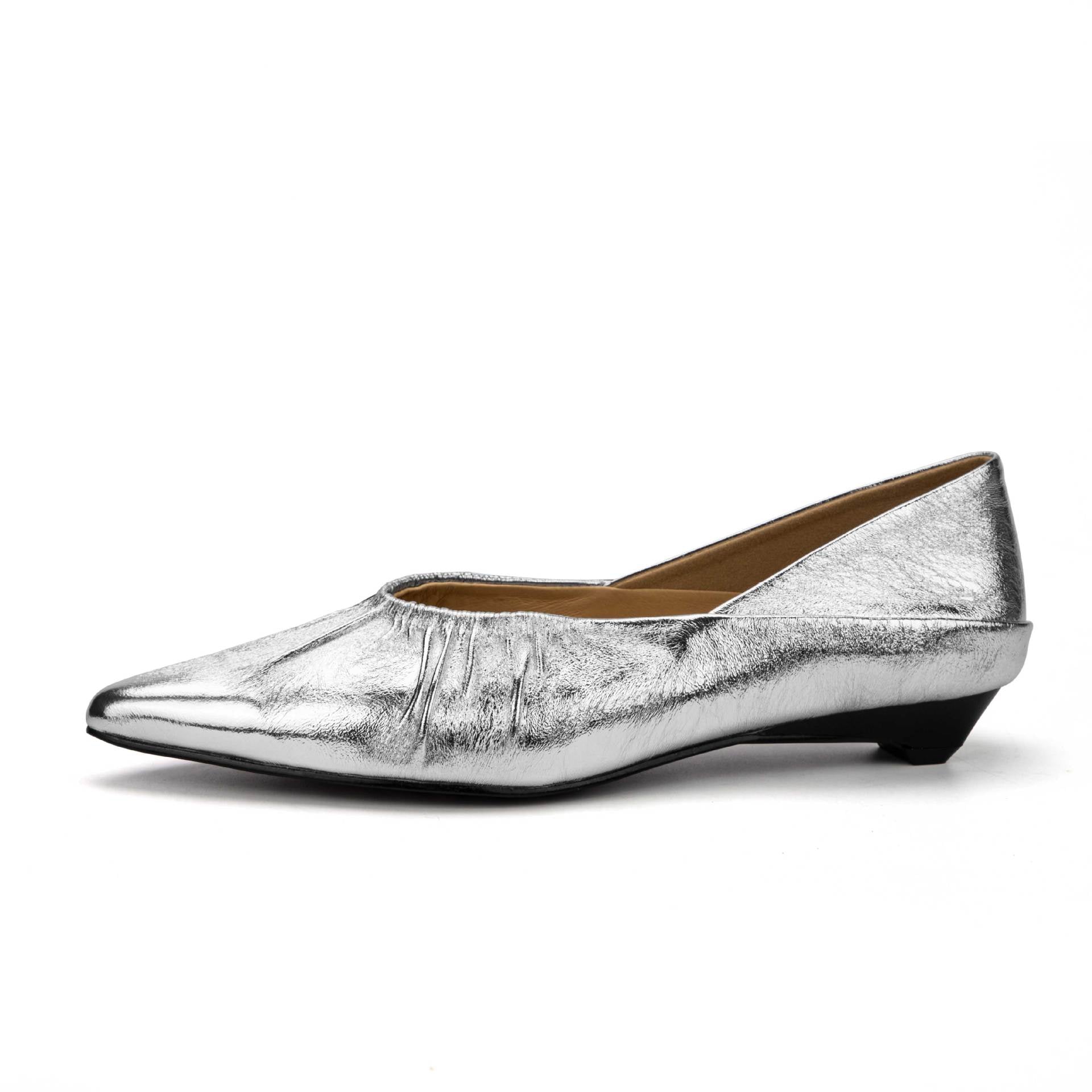 Classic Genuine Leather Slip-On Shoes for Women | 25xy8135