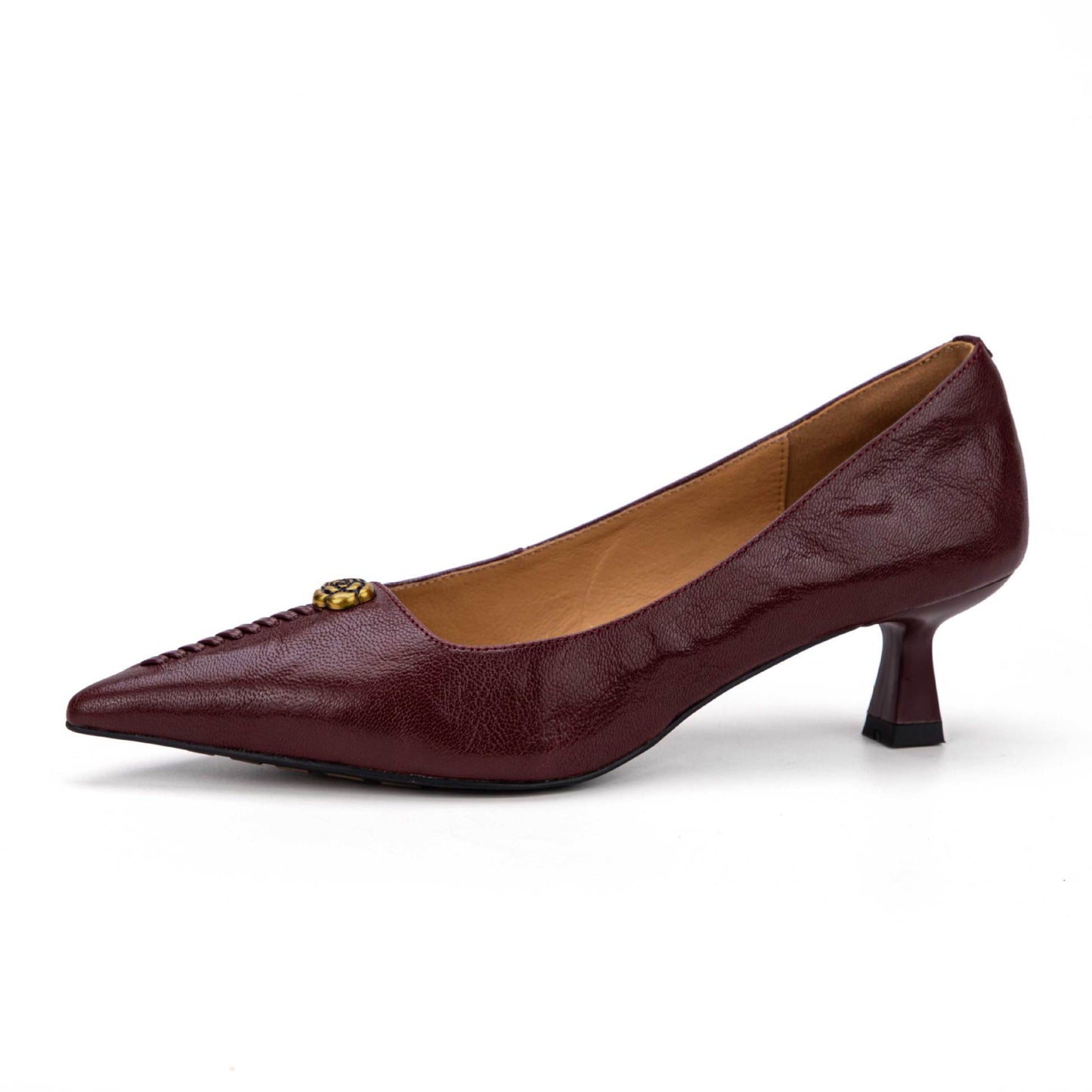 Classic Genuine Leather Slip-On Shoes for Women | 25xy8089