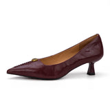 Classic Genuine Leather Slip-On Shoes for Women | 25xy8089