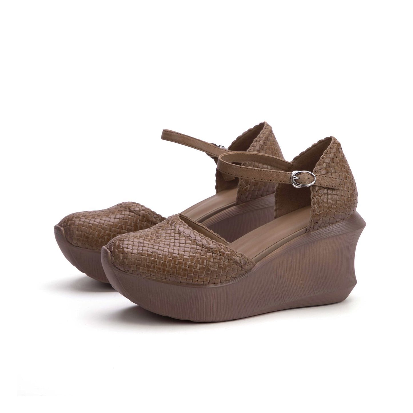 Genuine Leather Mules for Women - Flat Casual Shoes | 25x936-21